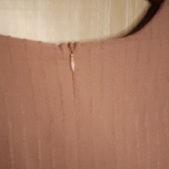 Jjwm Womens New Rose Pink Textured Faux Wrap Dress Small - Picture 7 of 10